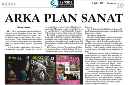 Arka Plan Evrensel Gazetesi’nde